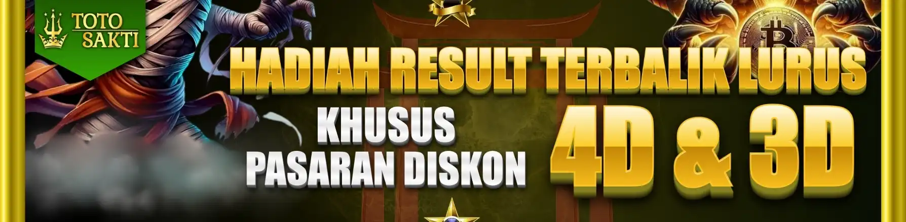 PROMO HADIAH TERBALIK LURUS KHUSUS 4D & 3D DISKON